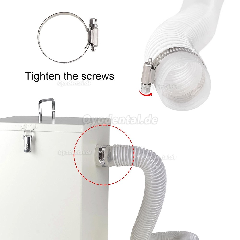 RZ-XC 1000W Dentallabor Absauganlage Staubsauger Staubabsaugung System